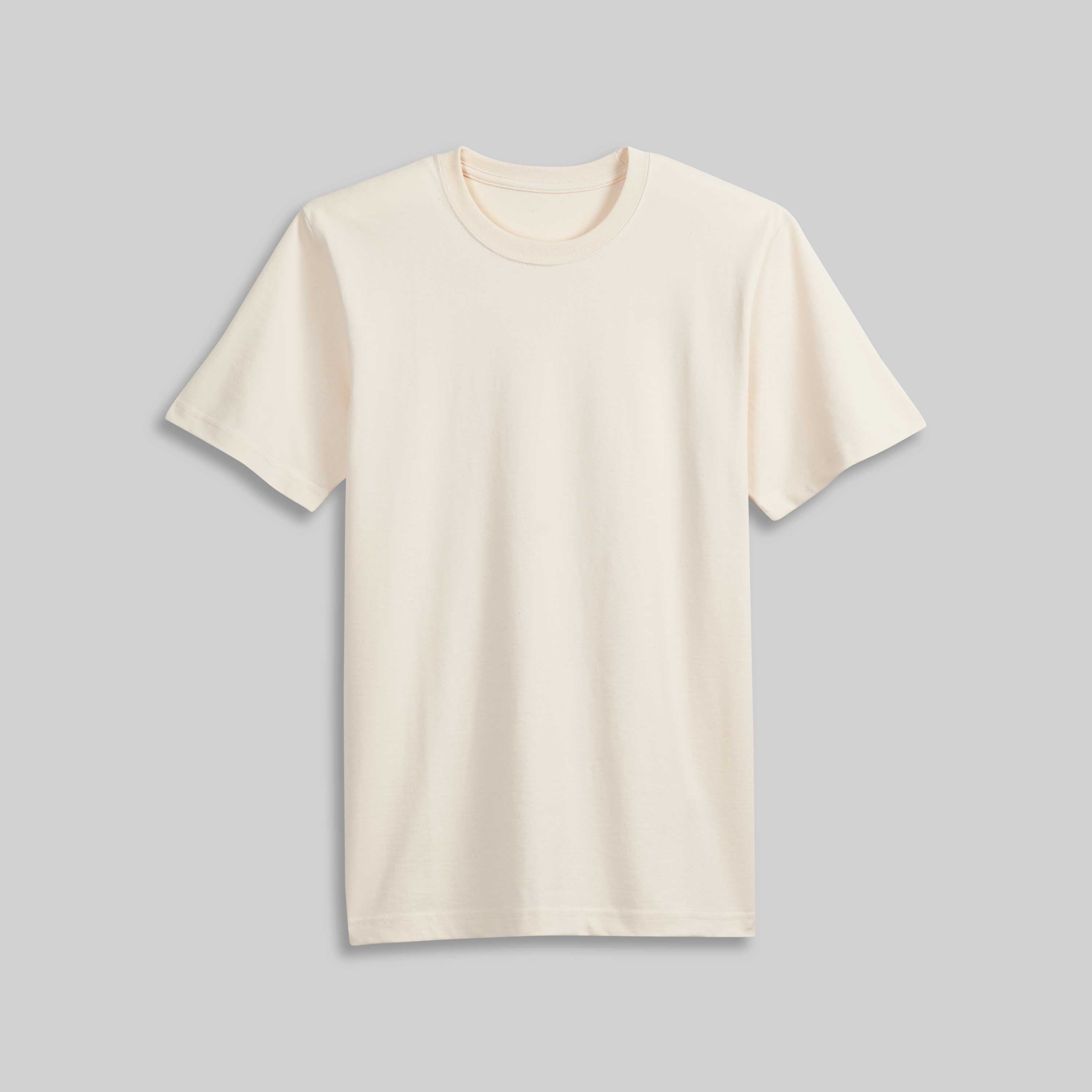 LOVETRENDS White Short Sleeve Plain Crew Neck T-Shirt – Bulk Wholesale S-XXL