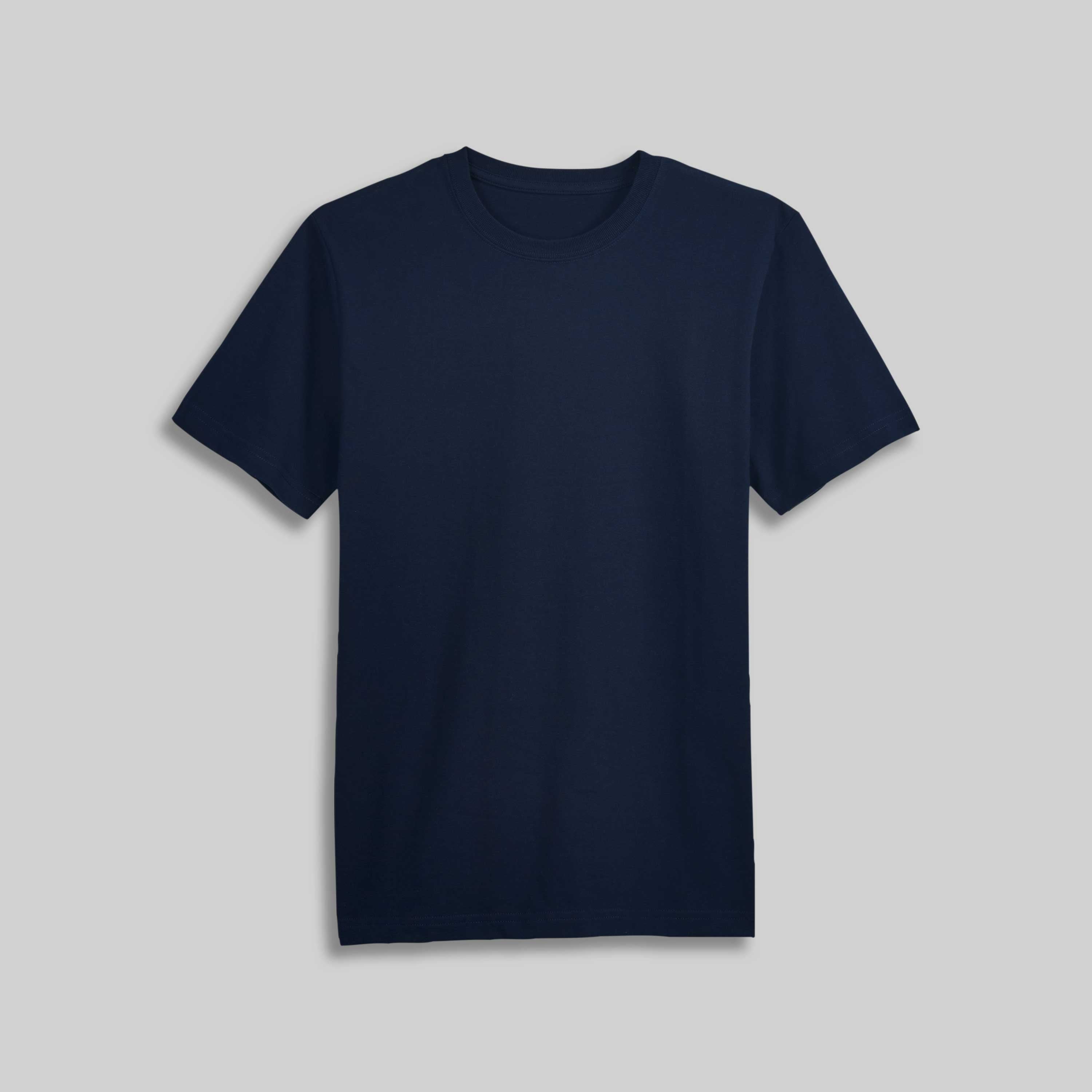 Midweight T-shirt Navy 200 GSM – House Of Blanks