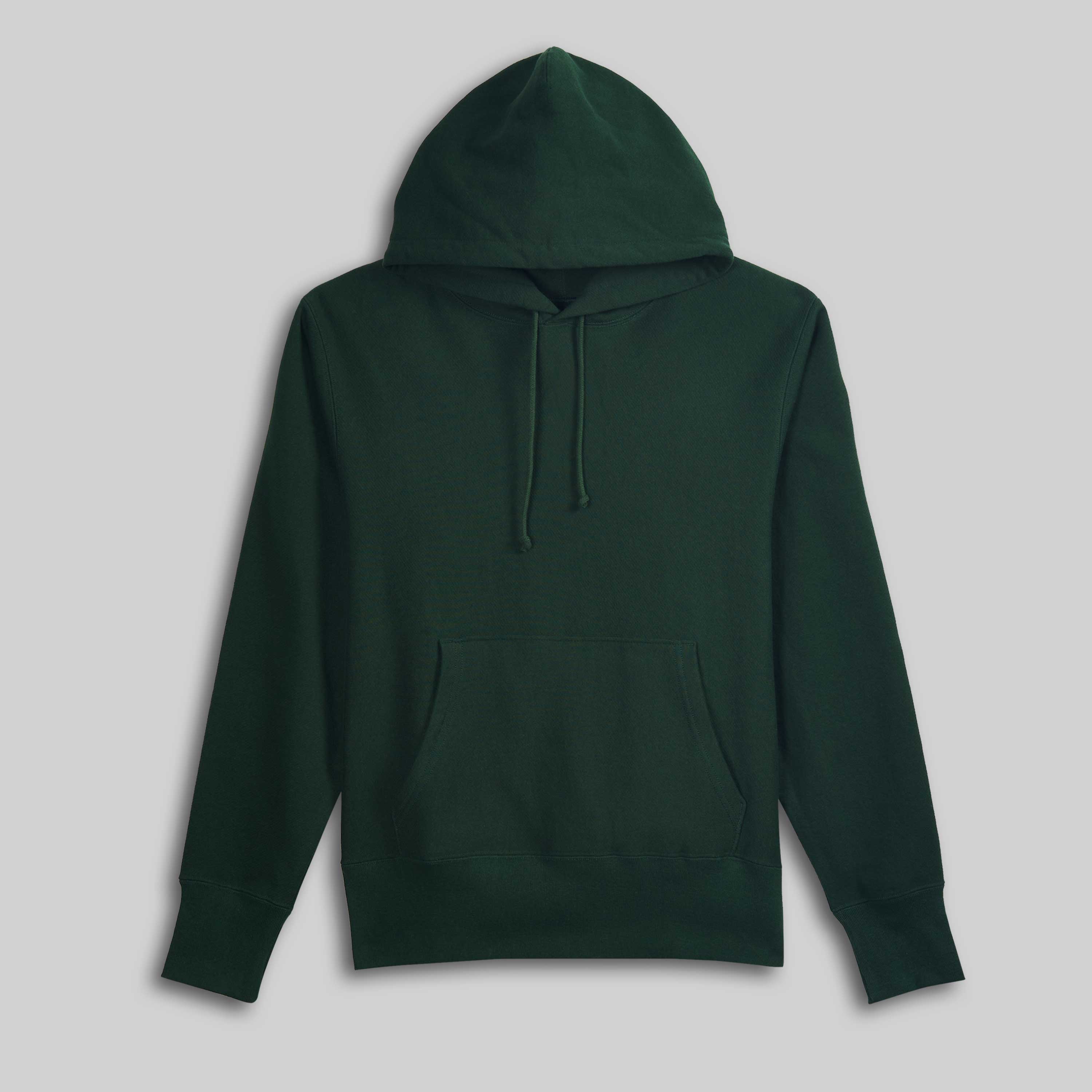 Blank Hoodie Forest Green 500 GSM Relaxed Fit – House Of Blanks