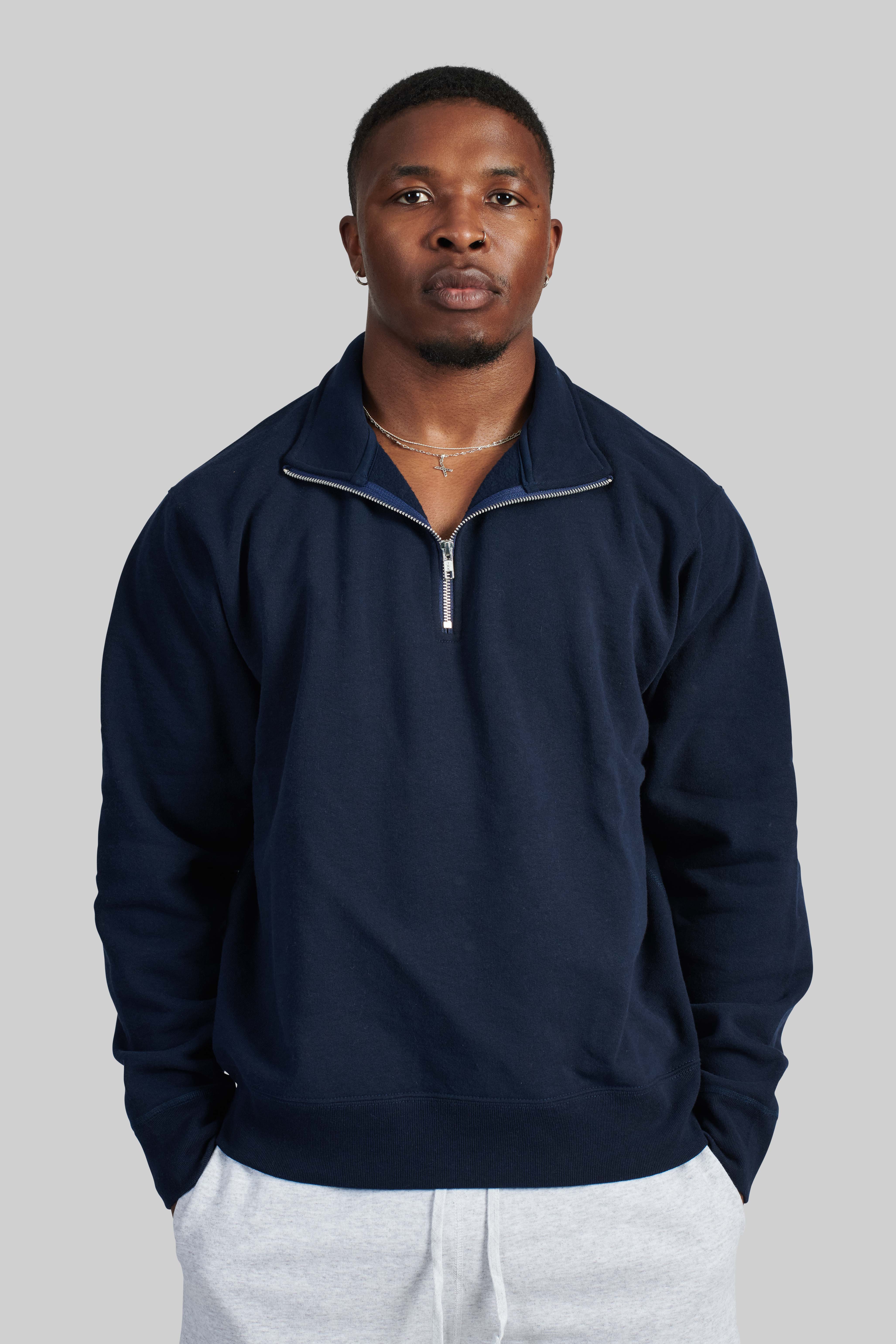 4007 Quarter Zip Sweatshirt – House Of Blanks