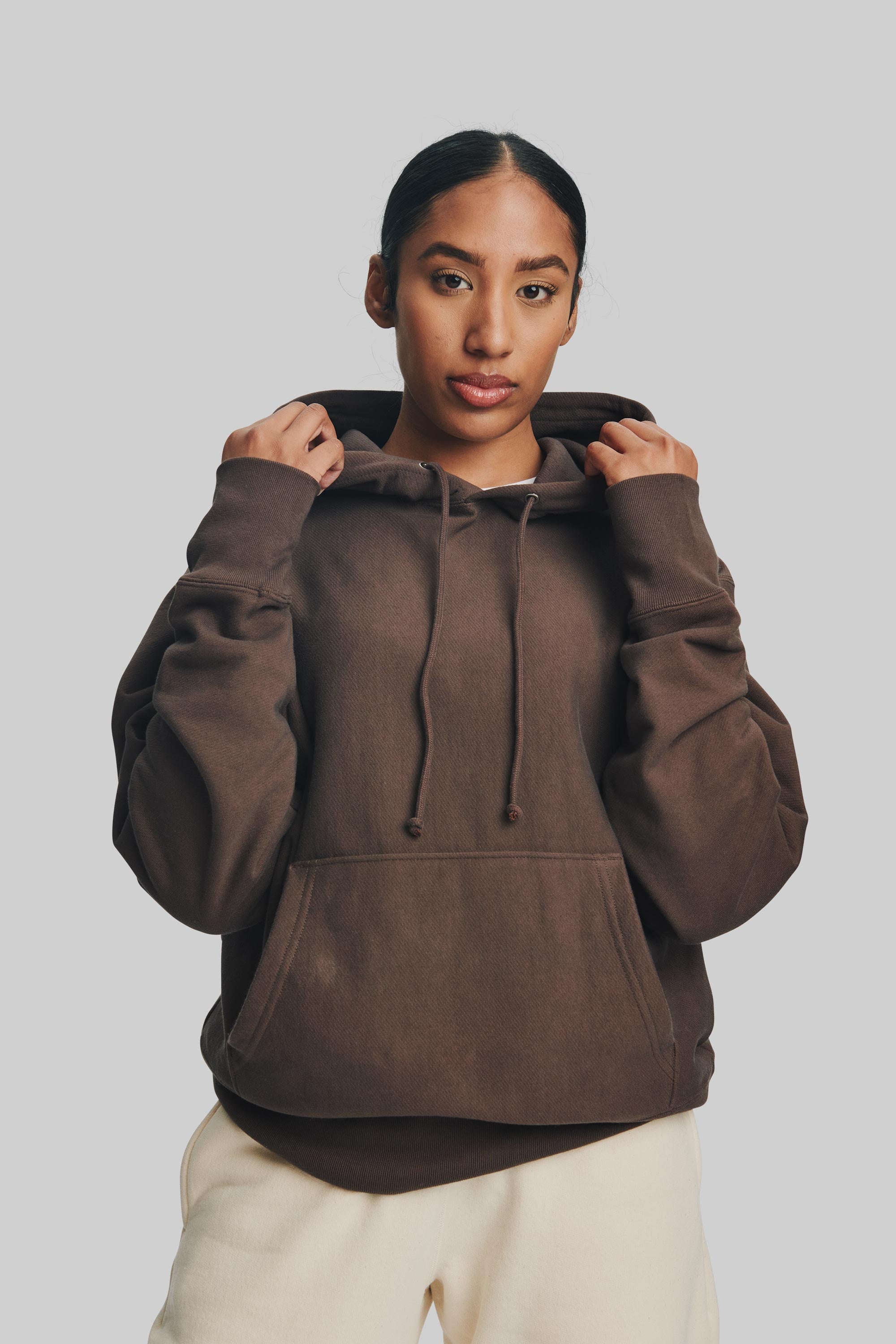 Chocolate brown hoodie store
