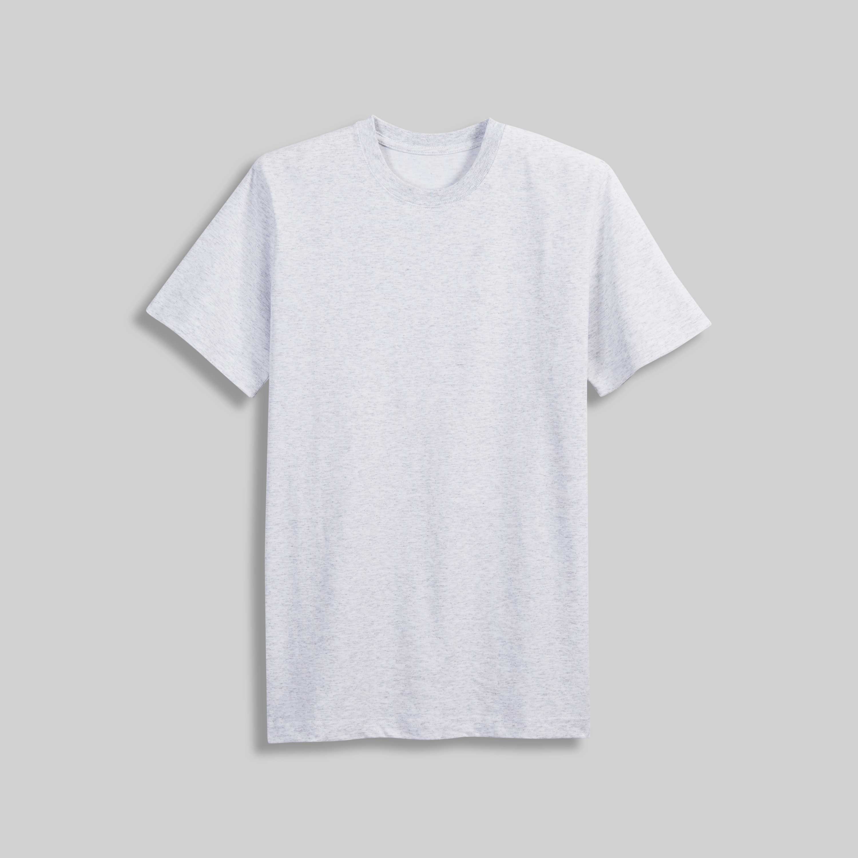 Blank Heavyweight T-shirt Heather Ash 275 GSM – House Of Blanks