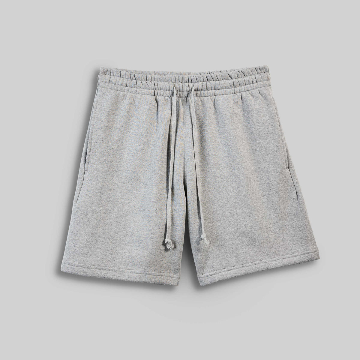 7007 Fleece Sweatshort - Heather Grey - 400 GSM Fleece – House Of 